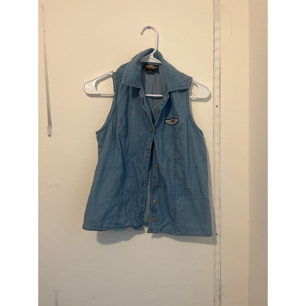 Harley Davidson Jean vest
